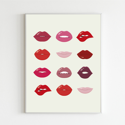 All Moods Lips Print